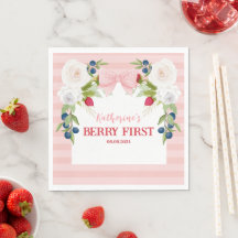 Strawberry 1. Berry Sweet Birthday Willkommenszeic