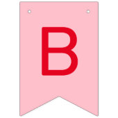 Strawberry 1. Geburtstag Berry Erstes Foto Wimpelkette (Zweite Fahne)