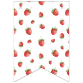 Strawberry 1. Geburtstag Berry Erstes Foto Wimpelkette (Erste Fahne)