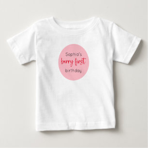 Strawberry 1. Geburtstag Berry First Baby T-shirt
