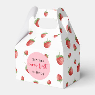 Strawberry 1. Geburtstag Berry First Geschenkschachtel