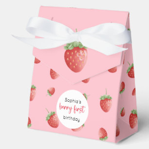 Strawberry 1. Geburtstag Berry First Geschenkschachtel
