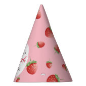 Strawberry 1. Geburtstag Berry First Partyhütchen (Rechts)