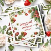 Strawberry 1. Geburtstag Berry First Serviette