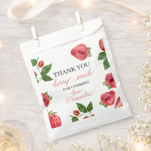 Strawberry 1. Geburtstag Berry Sweet Geschenktütchen