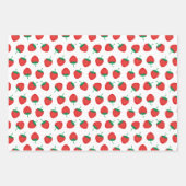 Strawberry 1. Geburtstag Party Berry First Geschenkpapier Set (Vorderseite 3)