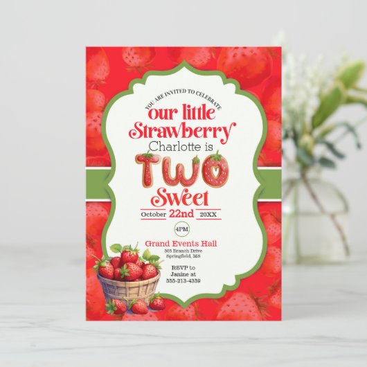 Strawberry 2. karte (Stehend Vorderseite)