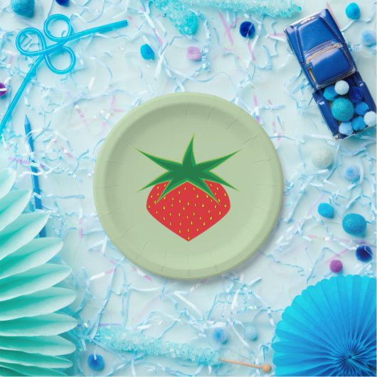 Strawberry 7" Paper Teller (Party)