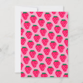 Strawberry Abschluss Danke Karte (Rückseite)