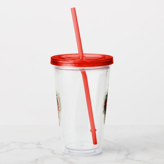 Strawberry Acrylic Tumbler Acryltrinkbecher (Links)