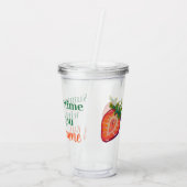 Strawberry acryltrinkbecher (Rückseite)