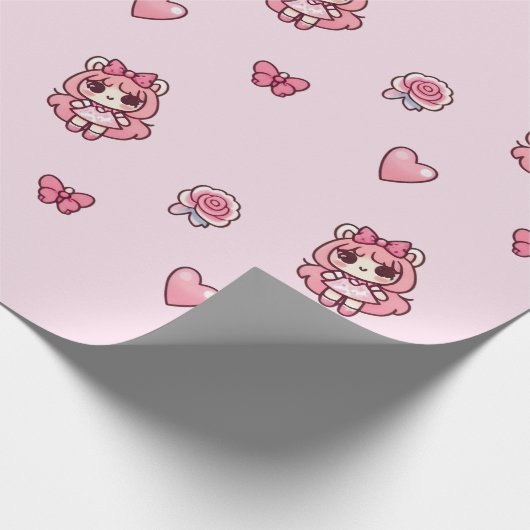 Strawberry Adorbs Geschenkpapier (Ecke)