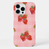 Strawberry Aesthetic Case | Fresh Fruit Vibes iPhone Hülle (Rückseite)