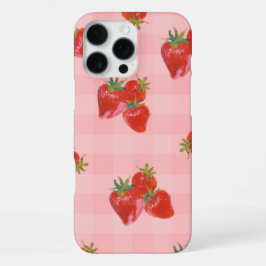 Strawberry Aesthetic Case | Fresh Fruit Vibes iPhone 16 Pro Max Hülle