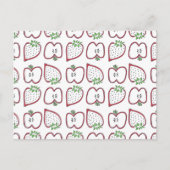 Strawberry Apple Postcard Postkarte (Vorderseite)