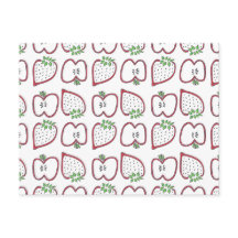 Strawberry Apple Postcard