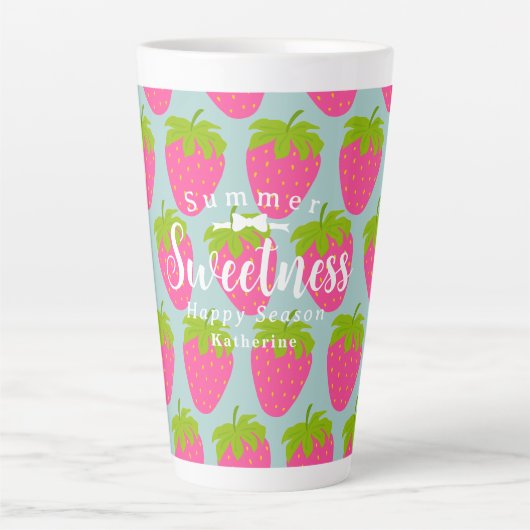 Strawberry Aqua Milchtasse (Vorderseite)