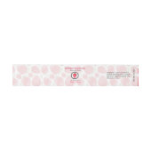 Strawberry Artisan Soap Band Wrap Packaging (Flach)