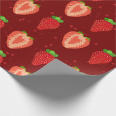 Strawberry Artist Strawberry Easy Zeichn Strawber Geschenkpapier (Ecke)