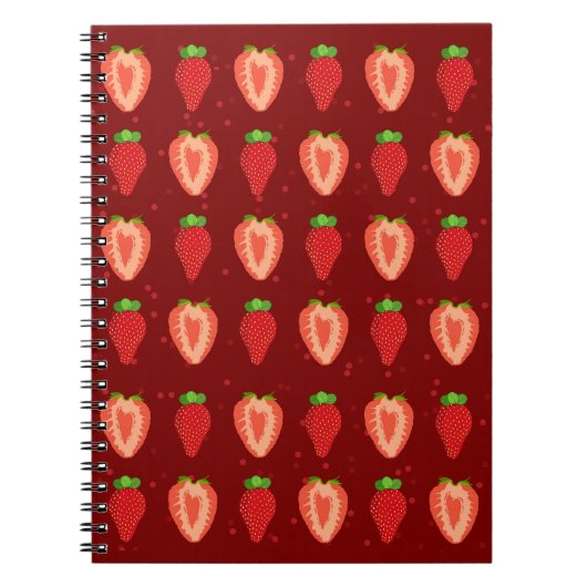 Strawberry Artist Strawberry Easy Zeichn Strawber Notizblock (Vorderseite)