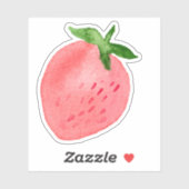 Strawberry-Aufkleber Aufkleber (Blatt)