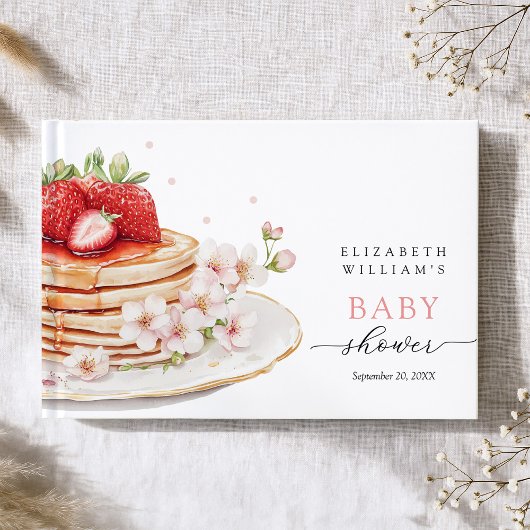 Strawberry Baby Brunch Guest Book Gästebuch