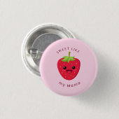 Strawberry Baby Button (Vorne & Hinten)