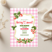 Strawberry Baby Dusche | Berry Sweet Einladung