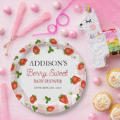 Strawberry Baby Dusche | Berry Sweet Pappteller (Party)