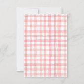 Strawberry Baby Dusche Danke Karte (Rückseite)