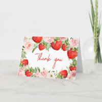 Strawberry Baby Dusche