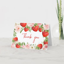 Strawberry Baby Dusche