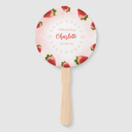 Strawberry Baby Dusche Fächer