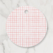 Strawberry Baby Dusche Geschenkanhänger (Rückseite)