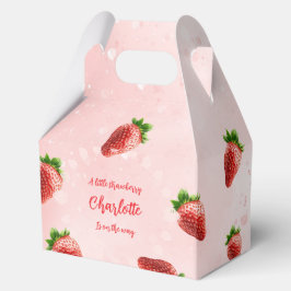 Strawberry Baby Dusche Gevor Box Geschenkschachtel