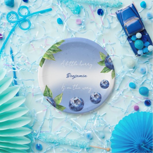 Strawberry Baby Dusche Pappteller (Party)