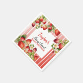 Strawberry Baby Dusche Serviette (Ecke)
