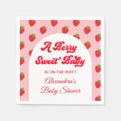 Strawberry Baby Dusche Serviette (Vorderseite)