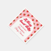 Strawberry Baby Dusche Serviette (Ecke)