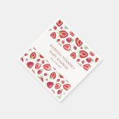 Strawberry Baby Dusche Serviette (Ecke)