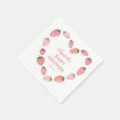 Strawberry Baby Dusche Serviette (Ecke)