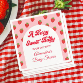 Strawberry Baby Dusche Serviette