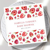 Strawberry Baby Dusche Serviette