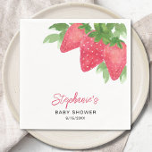 Strawberry Baby Dusche Serviette