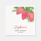 Strawberry Baby Dusche Serviette (Vorderseite)
