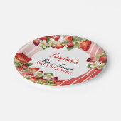 Strawberry Baby Duschpapier Teller (Schrägansicht)