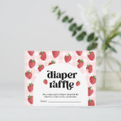 Strawberry Baby Duwer Diaper Raffekarte (Stehend Vorderseite)