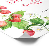 Strawberry Baby Duwer Diaper Raffle Poster (Ecke)