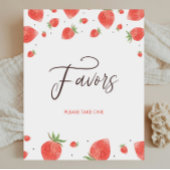 Strawberry Baby Duwer favorisiert Schild