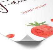 Strawberry Baby Duwer favorisiert Schild (Ecke)